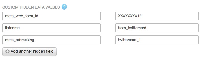 Aweber Twitter Lead Generation Integration POST Method