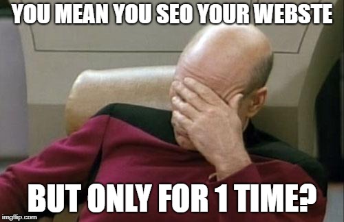 NO SEO CONSISTENCY