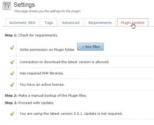 SEOPressor Plugin Update