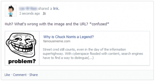 Facebook open graph error