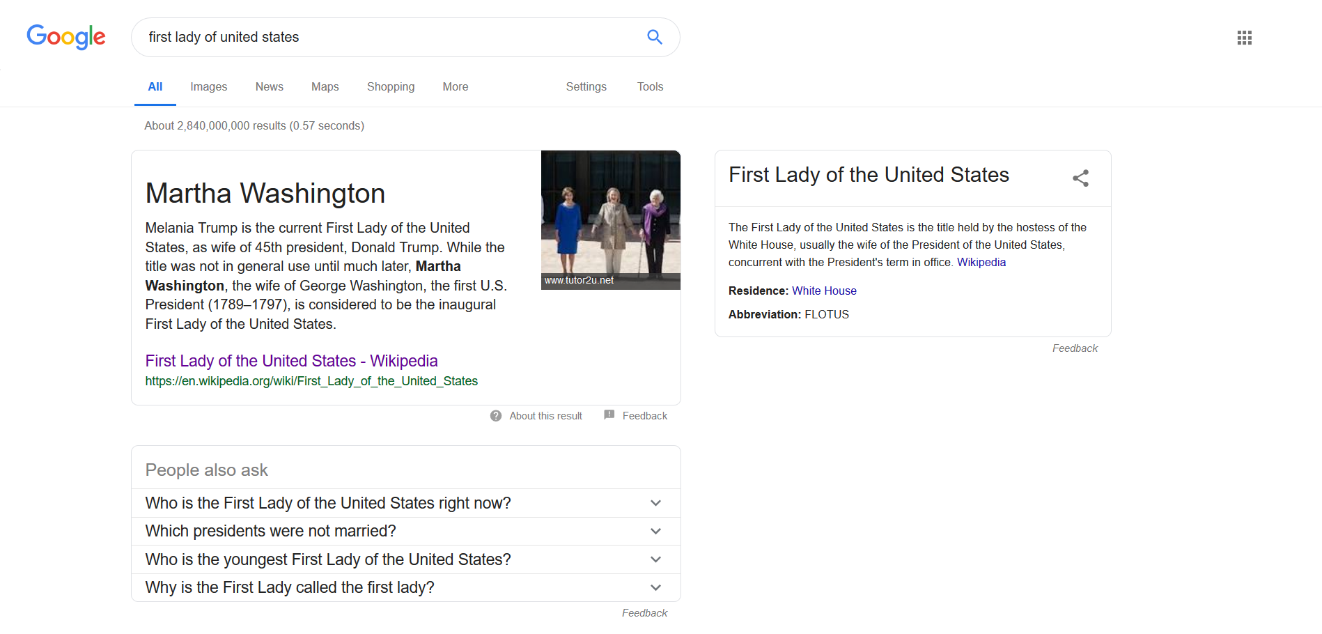 first lady of united states entity 1