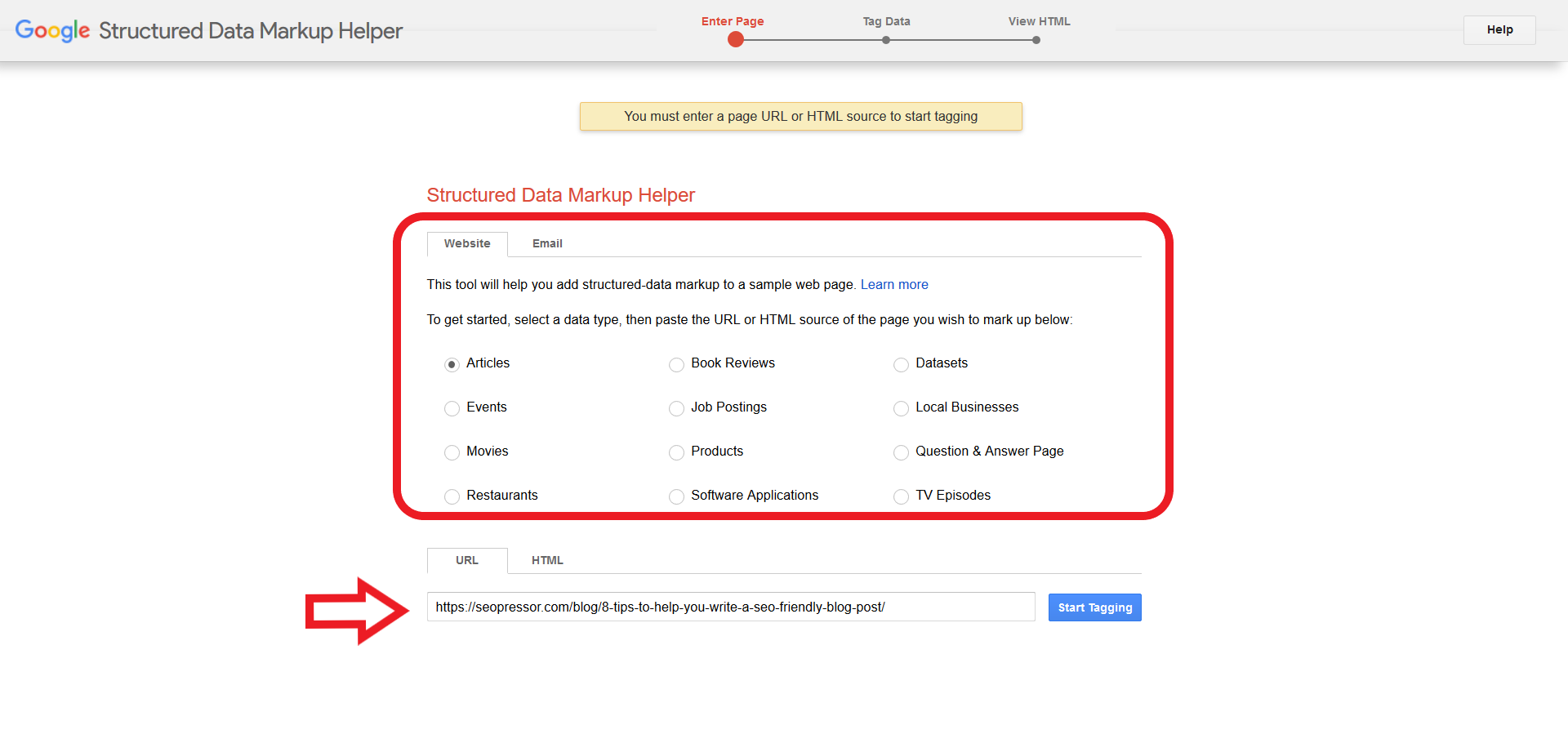 Google Structured Data Helper 1