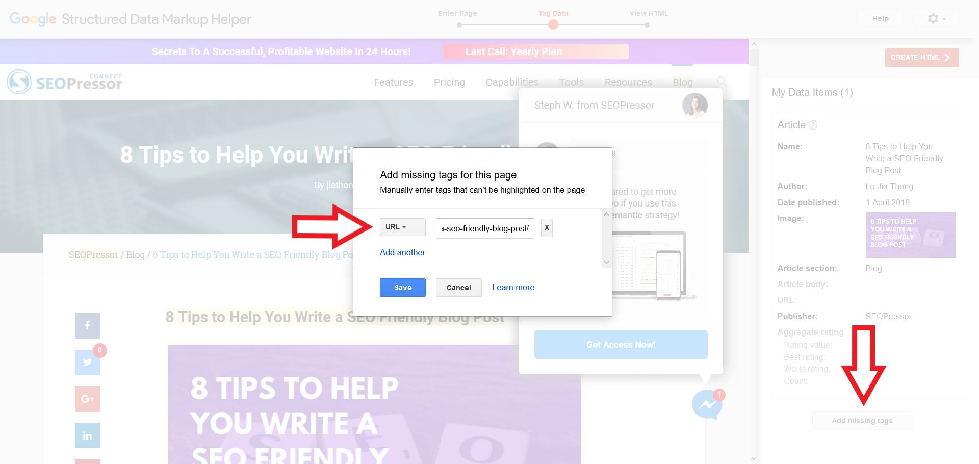 Google Structured Data Helper 3