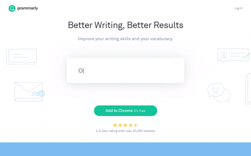grammarly - blogging tools
