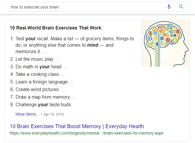 how to exercise your brain - Google Search