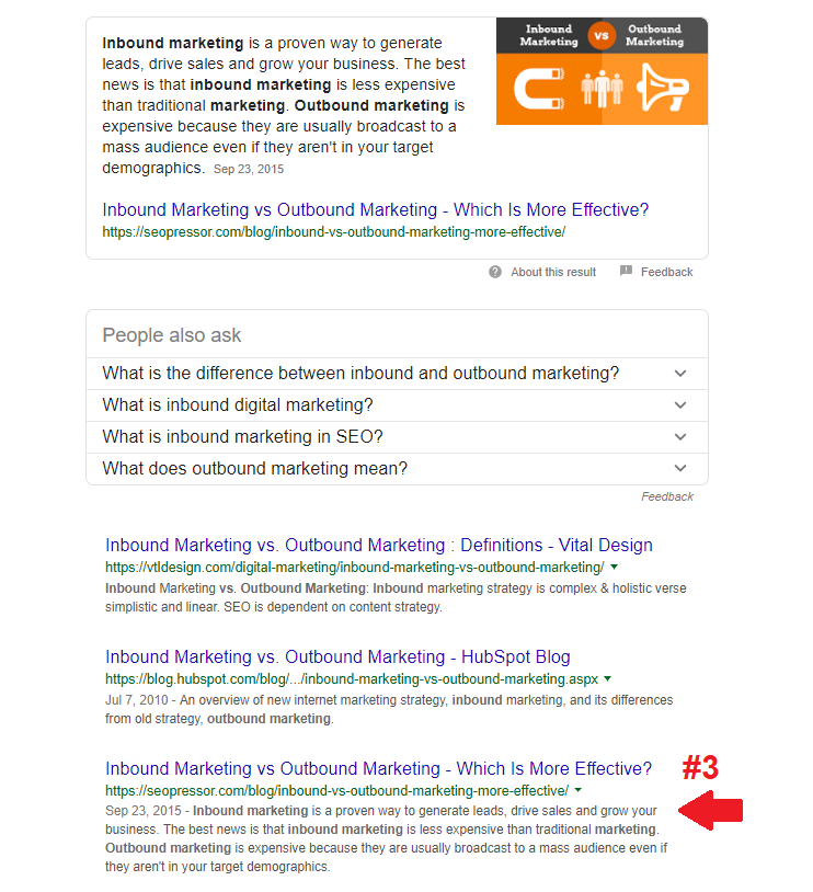 inbound vs outbound marketing - Google Search
