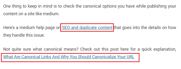 internal link examples