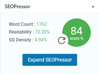 keyword density check for ranking in serp