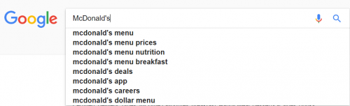 lsi anchor text using google autocomplete
