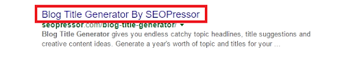 on page seo title tag