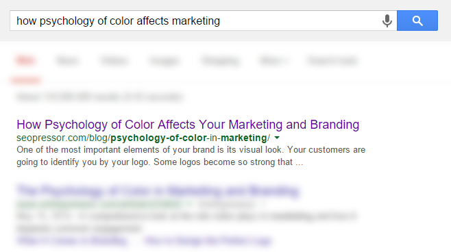 how psychology of color affects marketing screenshot