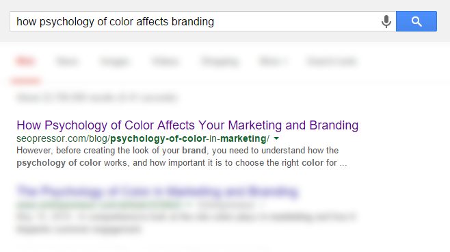 how psychology of color affects branding screenshot