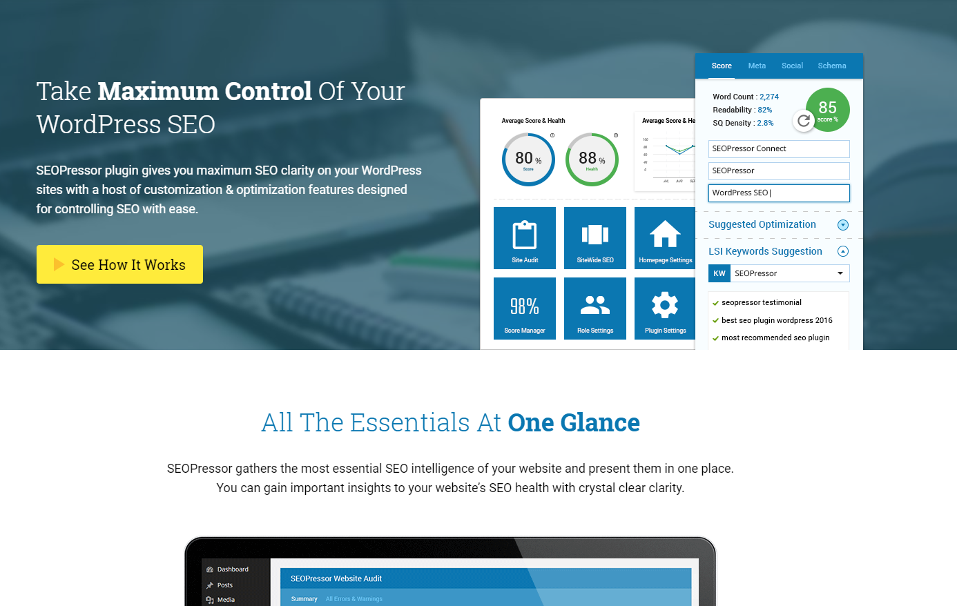 Seop good landing page example
