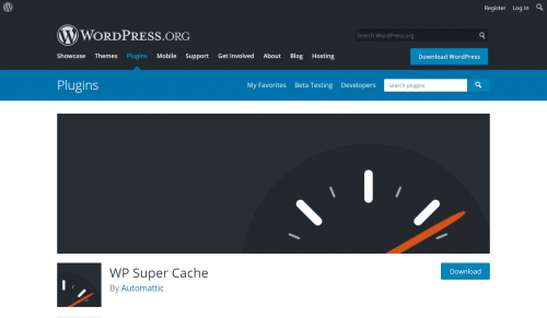 wp super cache - blogging tools